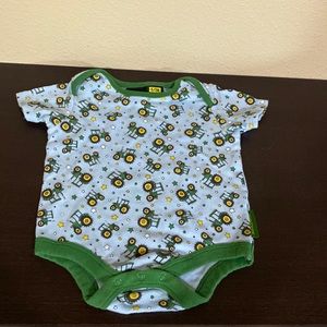 GUC 6-9 months John Deere tractor onesie